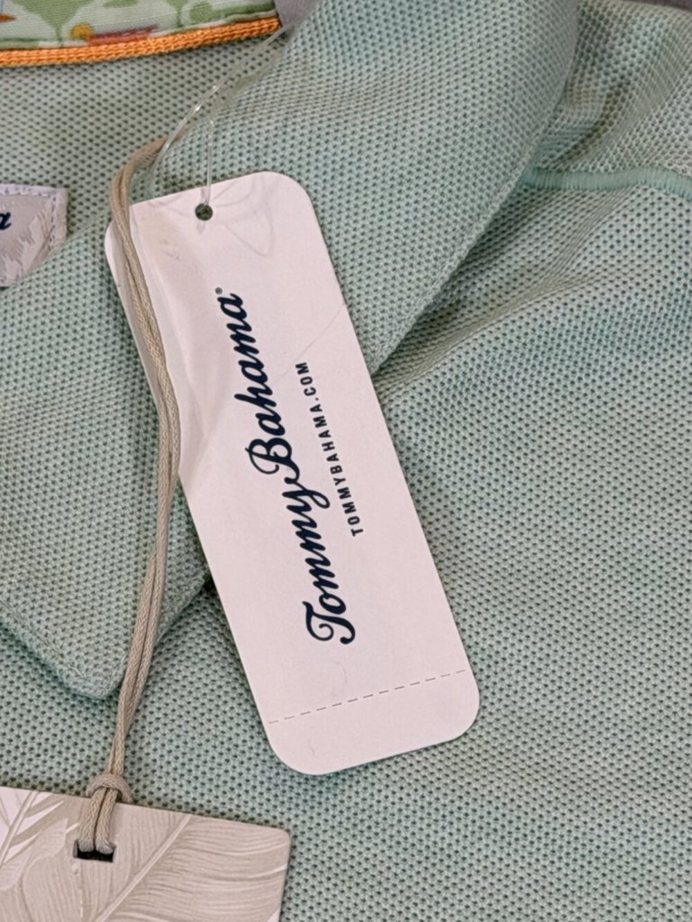 Tommy Bahama Cocktail Mixer 5 O'Clock IslandZone Polo Shirt Green 3XLB NWT - Picture 5 of 14